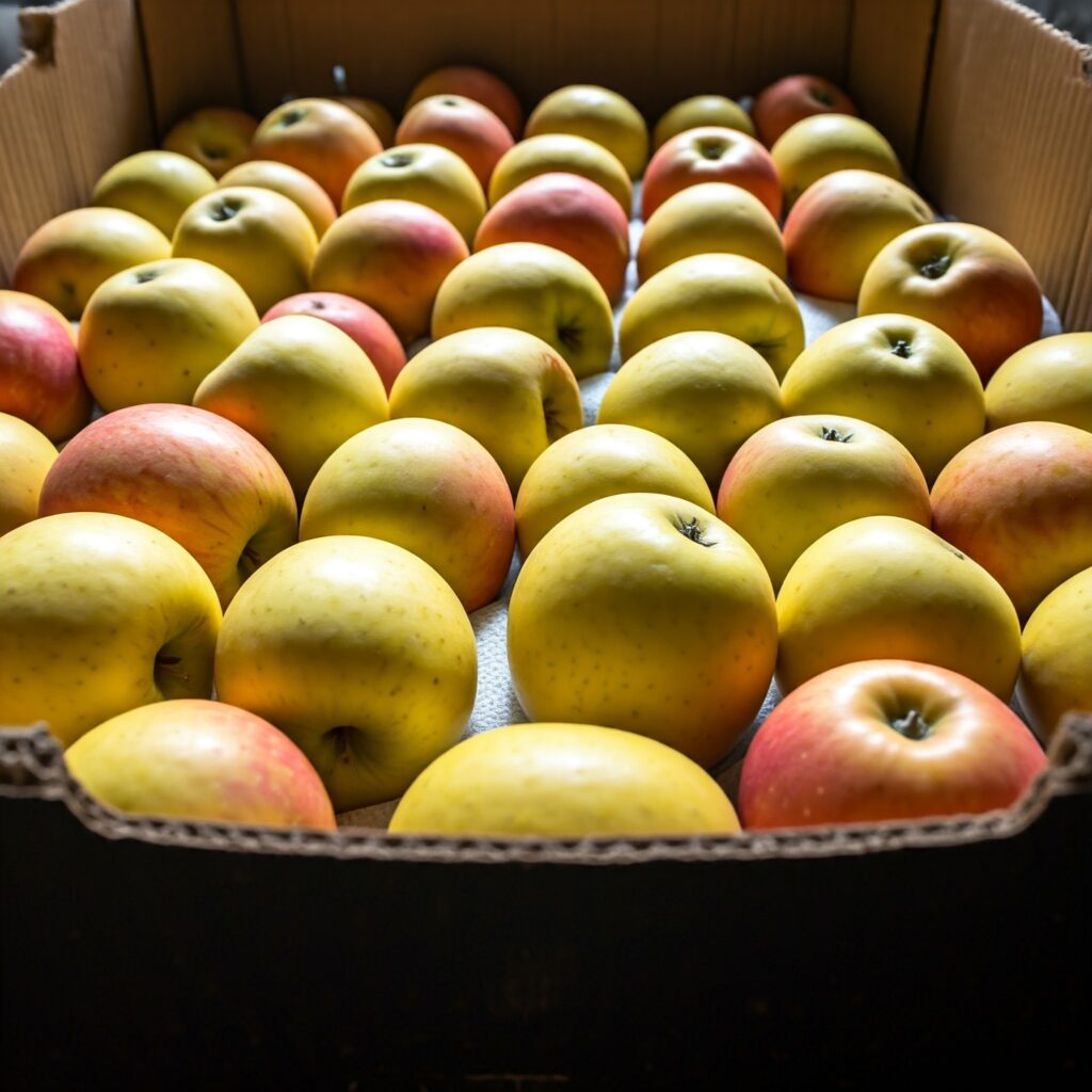 Braeburn apples