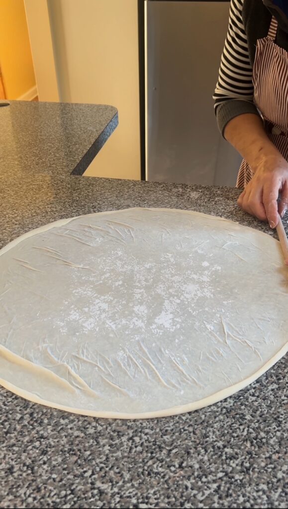 making phyllo sheets